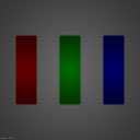 clean primary colors light prism red green blue simplistic